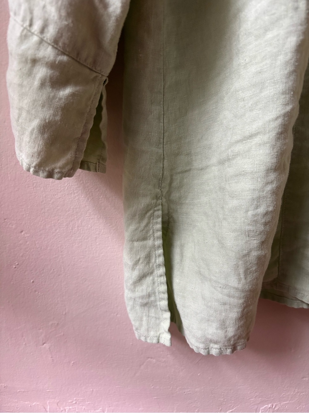 Eileen Fisher Linen Button Down Top - Picture 10 of 10